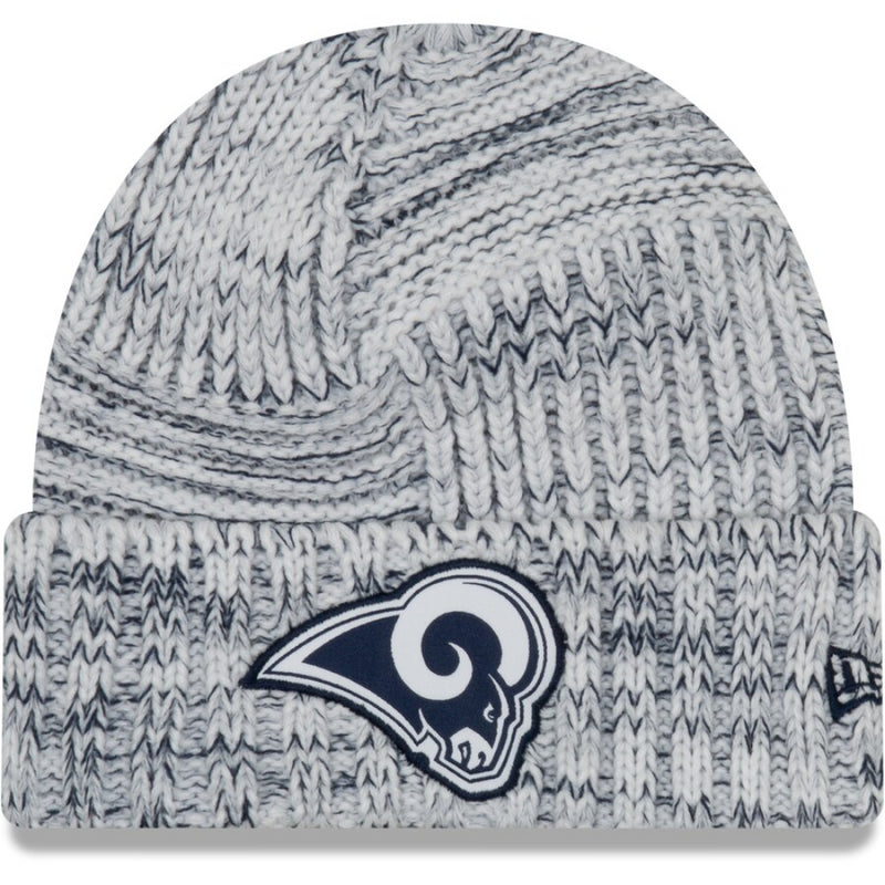 Los Angeles Rams Beanie Women's New Era White Sideline Hat
