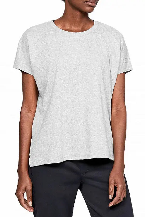 Under Armour Grey T-Shirt Women's Gym Recovery Top