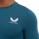 Castore Men's Baselayer Top Petrol Long Sleeve Training Top