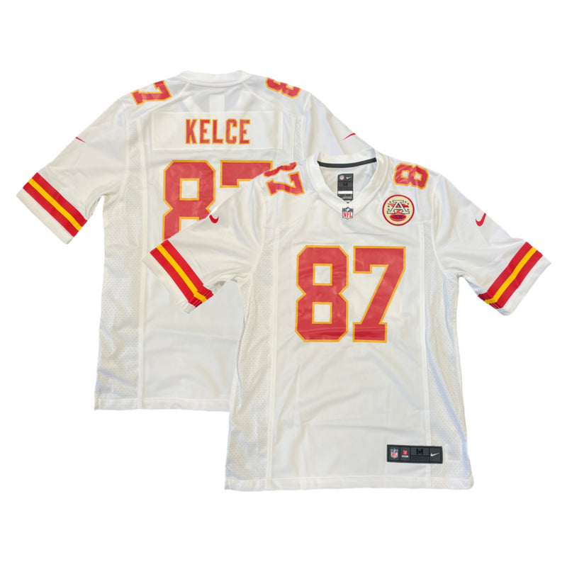 Kansas City Chiefs Jersey Men's Nike NFL Road Top - Kelce 87