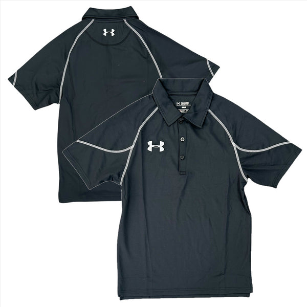 Under Armour Men's Polo Black Vault Polo Shirt