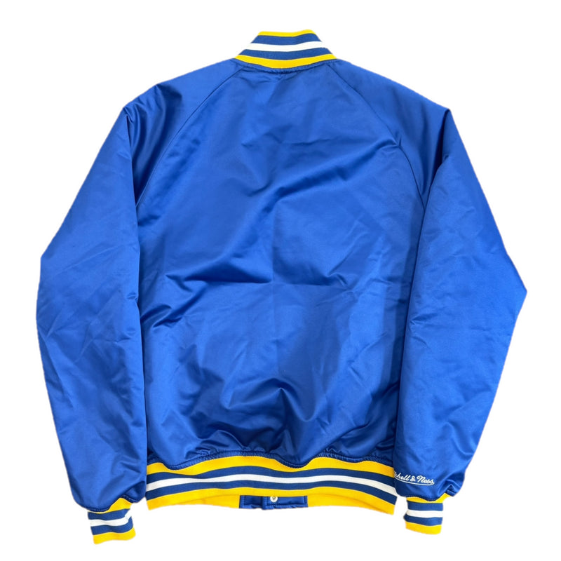 Leeds United Men's Jacket Mitchell & Ness Satin Jacket