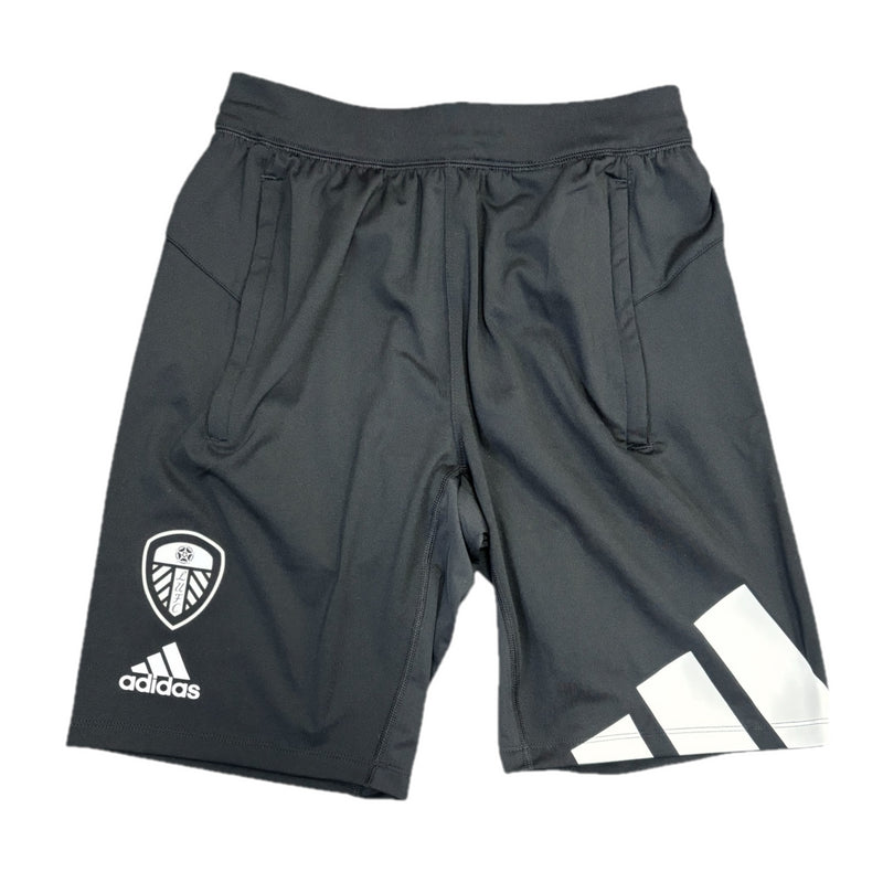 Leeds United Men's Shorts Football adidas Black Shorts