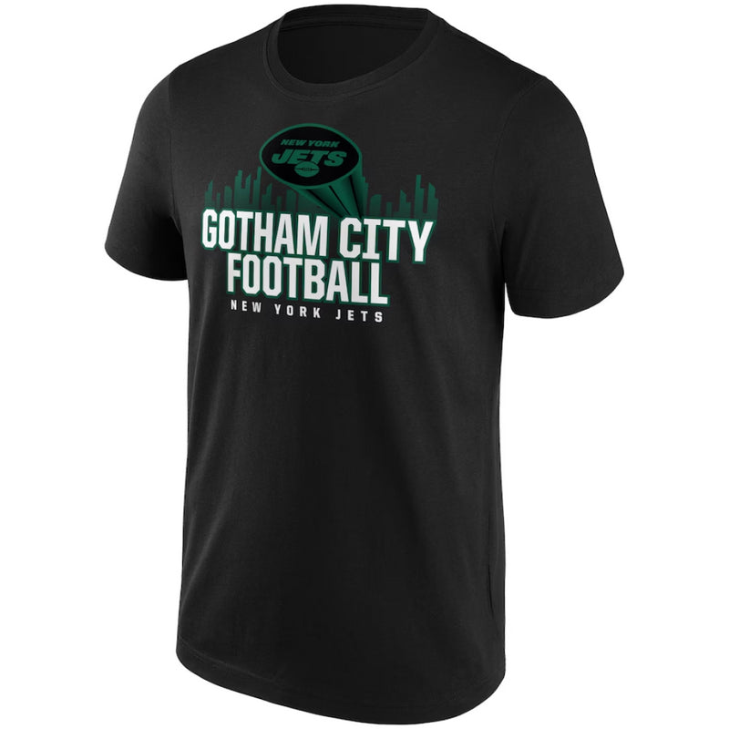 New York Jets T-Shirt Men's NFL Iconic Hometown Black Top