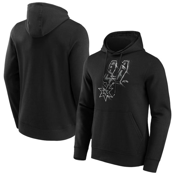 San Antonio Spurs Hoodie Men's NBA Splatter Graphic Hoodie