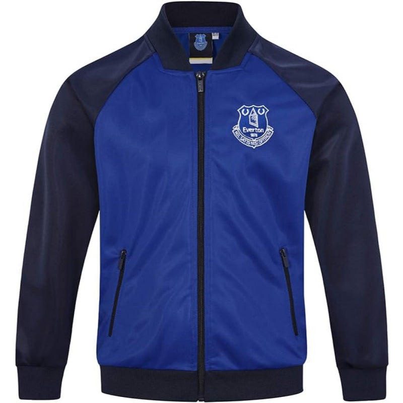 Everton Football Women's Zip Up Small Logo Zip Top