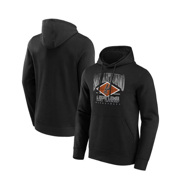 San Antonio Spurs Hoodie Men's NBA Black Power Phase Hoodie