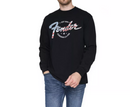 Fender Guitar Men's T-Shirt Black USA Corona CA Top
