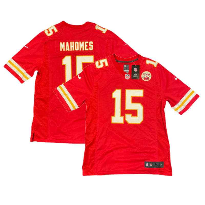 Kansas City Chiefs Jersey Men's Nike NFL Home Top - Mahomes 15