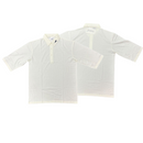 Mitre Mens Polo Shirt Cricket Off White Polo Top