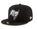 Tampa Bay Buccaneers Cap Men's NFL New Era Black Fitted Hat
