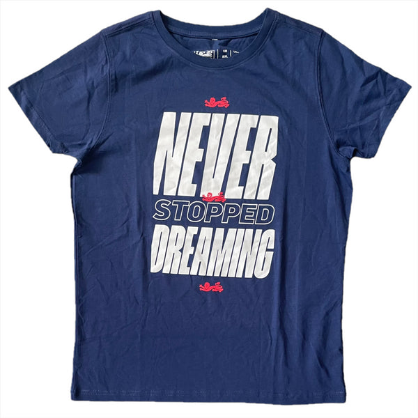 England Women's Football T-Shirt Never Stopped Dreaming Top