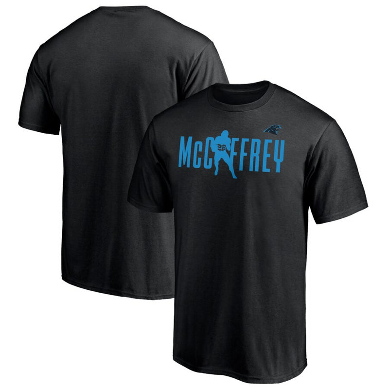 Carolina Panthers Men's T-Shirt NFL McCaffrey Checkdown Top