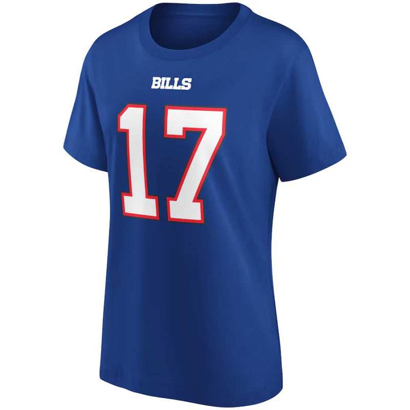 Buffalo Bills Women's T-Shirt NFL Allen Name & Number T-Shirt