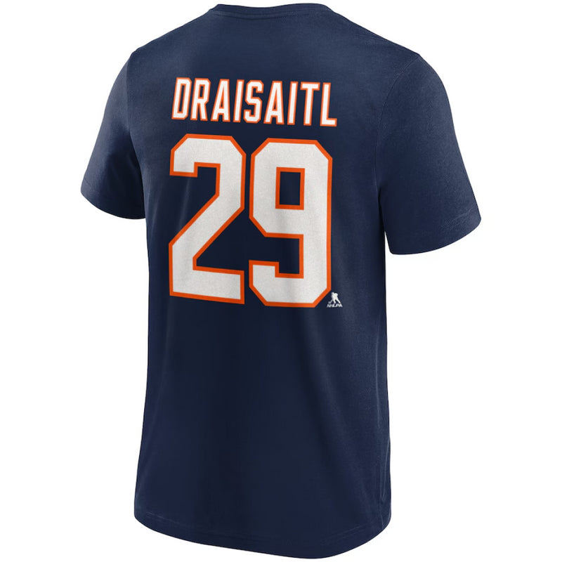 Edmonton Oilers Men's T-Shirt NHL Leon Draisaitl 29 Top