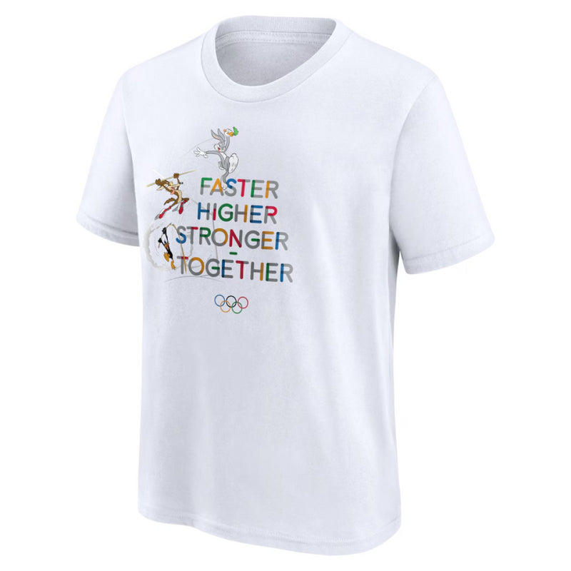 Olympics Kid's Graphic T-Shirt Looney Tunes Graphic Top