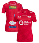 Scarlets Women's Rugby Shirt Castore Red Home Jersey