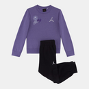 Jordan Kid's Tracksuit Graphic 2 Piece Purple Set