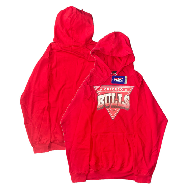 Chicago Bulls Men's Hoodie NBA Red Hometown Vintage Hoodie