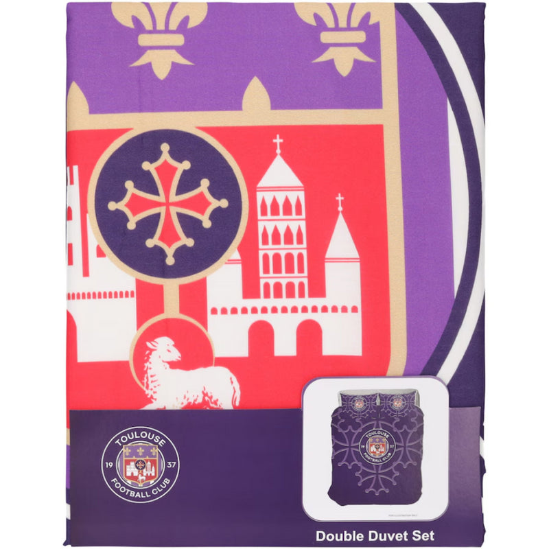 Toulouse Double Duvet Set 200 x 200cm Football Cotton Set
