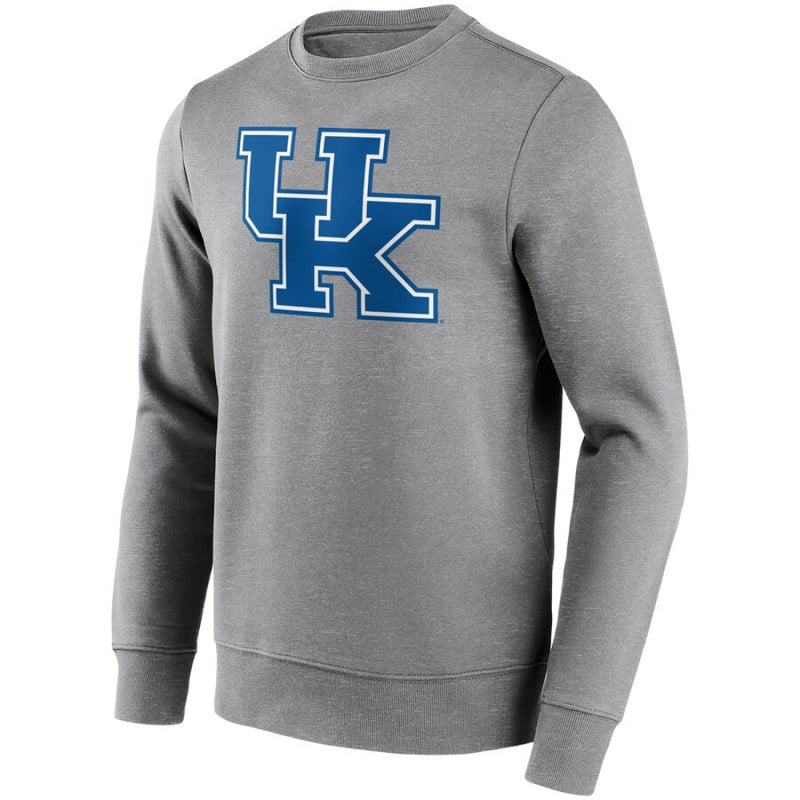 NCAA Kentucky Wildcats Sweatshirt Grey Primary Logo Sweatshirt