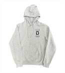 Team D Deutschland Hoodie Olympics Men's Small Logo Grey Top