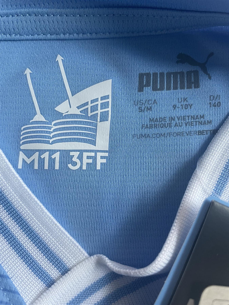 Manchester City Football Shirt Kid's Puma 2023/24 Jersey Top