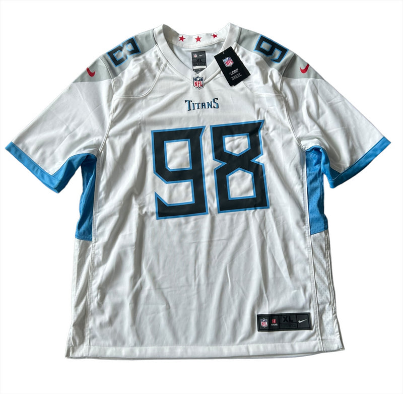 Tennessee Titans NFL Jersey Men's Nike Road Top - Simmons 98