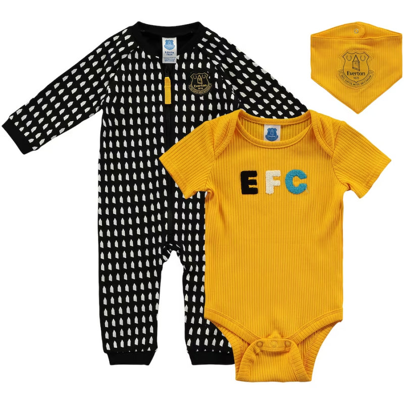 Everton Football Baby Pyjamas Hummel/Fanatics Infant Sleepsuit