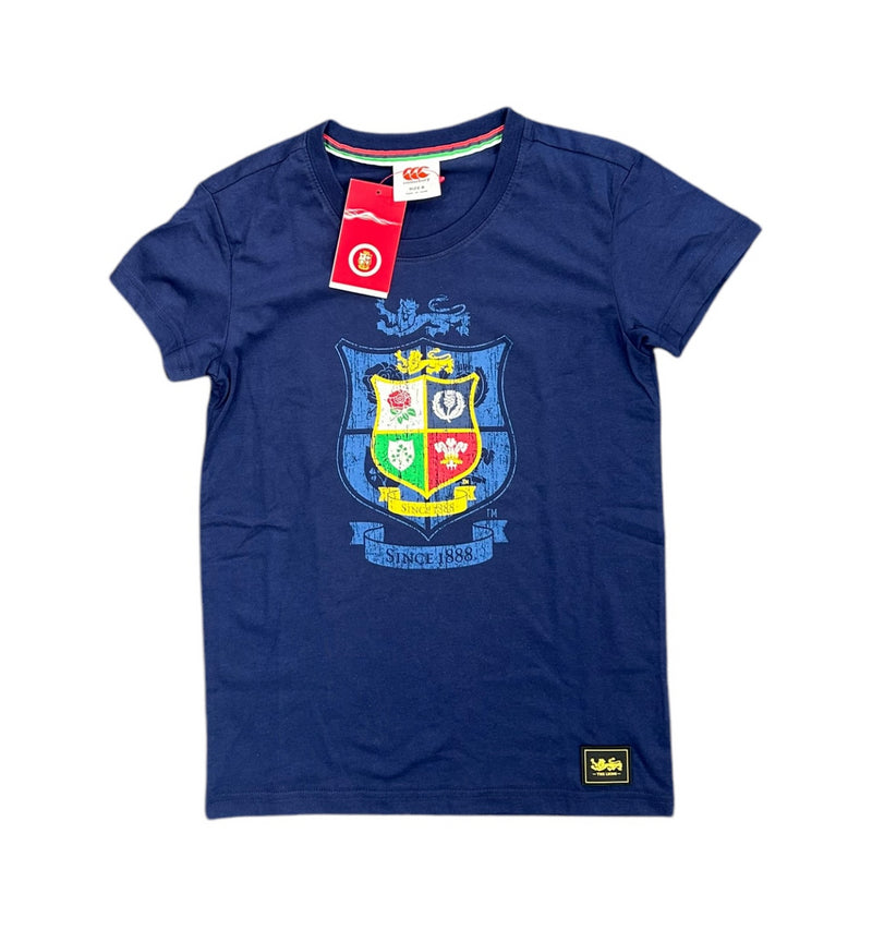 British & Irish Lions T-Shirt Women's Canterbury Rugby Crest Top