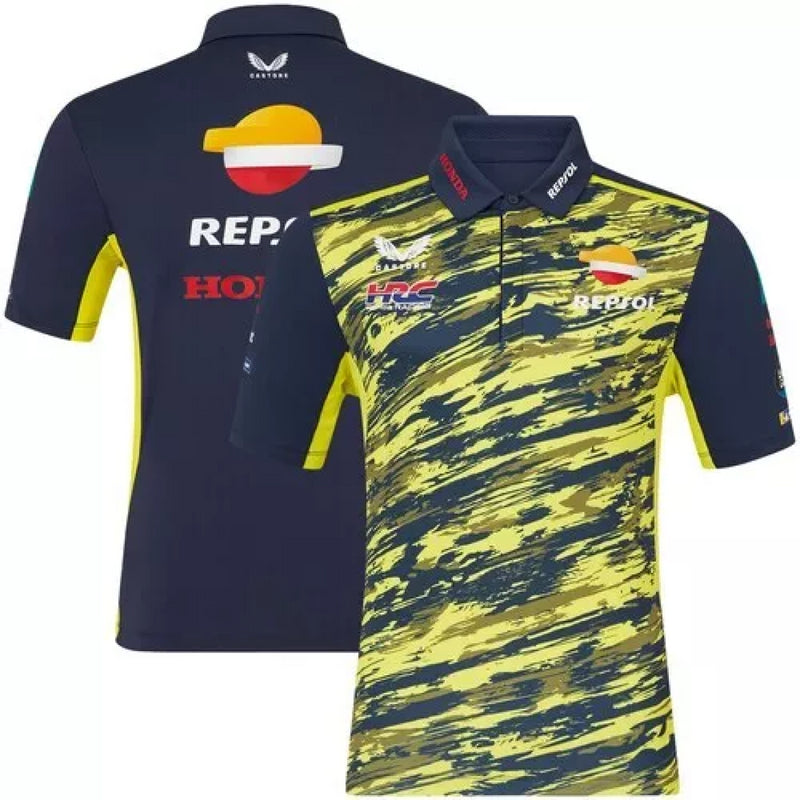 Moto GP Polo Shirt Castore Team Honda Repsol Rider Top