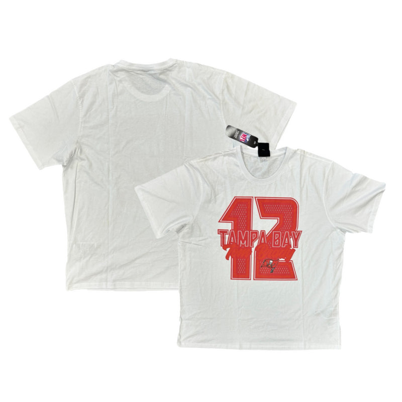 Tampa Bay Buccaneers T-Shirt Men's NFL Brady 12 Graphic Top