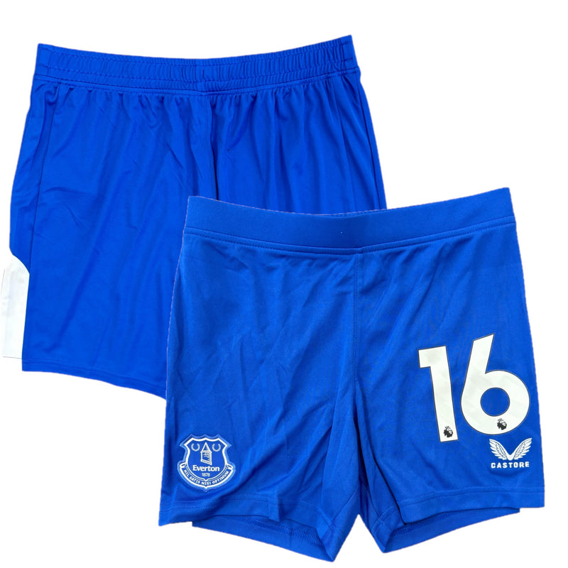 Everton Kid's Castore Shorts Football Home Shorts - 16