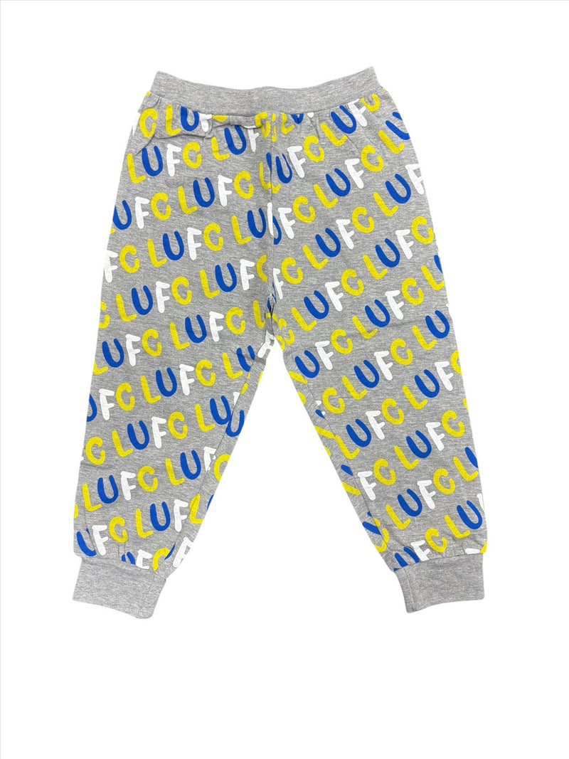 Leeds United Kid's Pyjamas Football LUFC Print Pjs