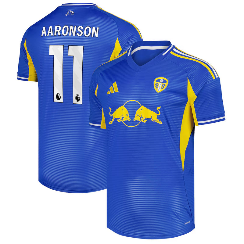 Leeds United Football Shirt adidas Men's Away Top - Aaronson
