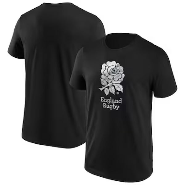 England Rugby Graphic T-Shirt Men's Marble Logo Top