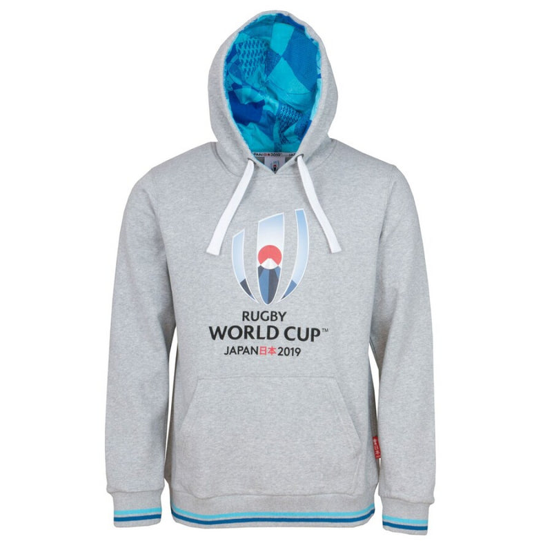 England Rugby Men's Hoodie World Cup Grey Overhead Hoodie