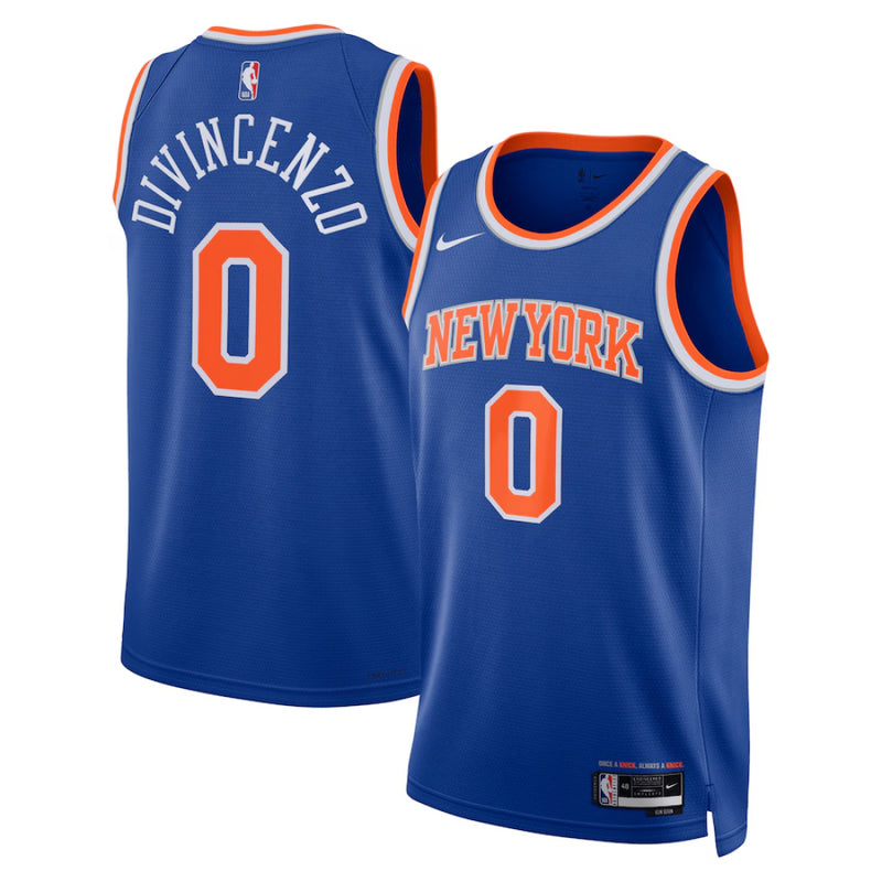 New York Knicks Jersey Men's NBA Nike Icon Jersey - Divincenzo 0