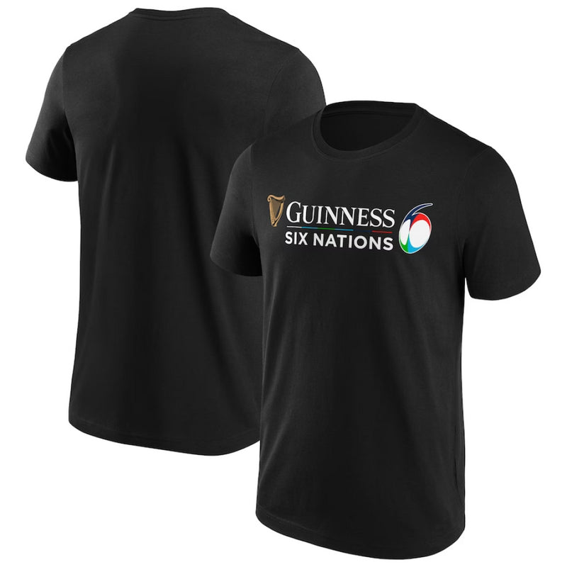 Guinness Six Nations T-Shirt Men's Rugby Logo Top