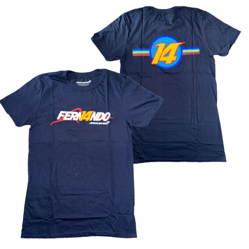 McLaren Fernando Alonso T-Shirt Formula 1 Graphic Top