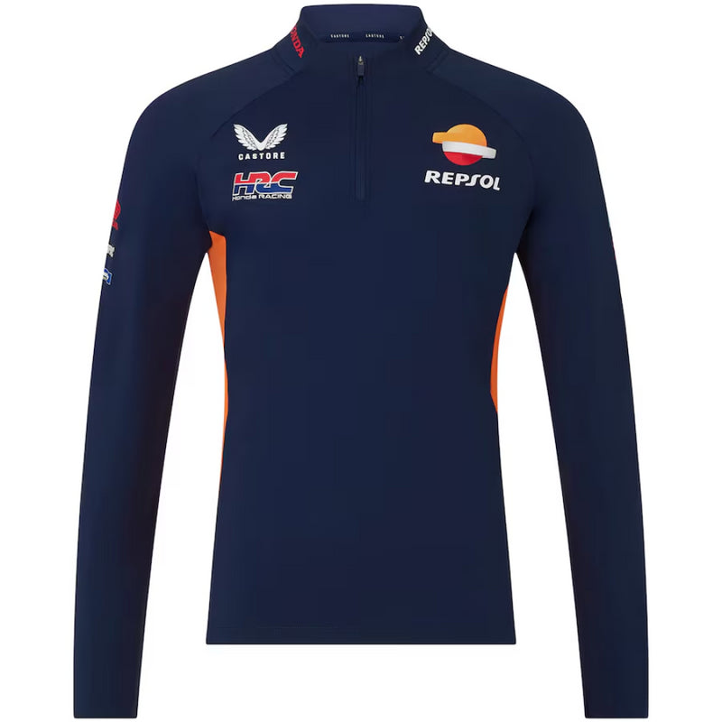 Honda MotoGP 1/4 Zip Men's Repsol 2024 Castore Quarter Zip Top