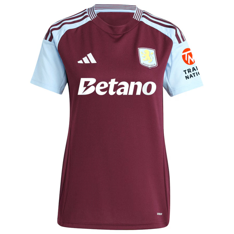 Aston Villa Football Shirt Women's adidas 24/25 Home Top