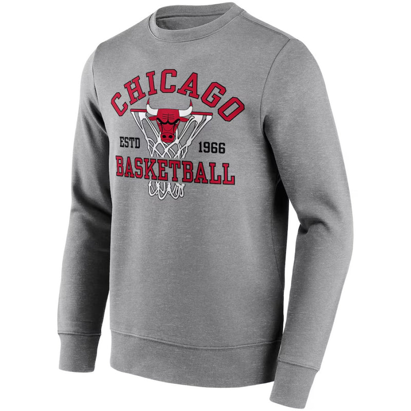 Chicago Bulls Men's Sweatshirt NBA Nothing But Net Graphic Top