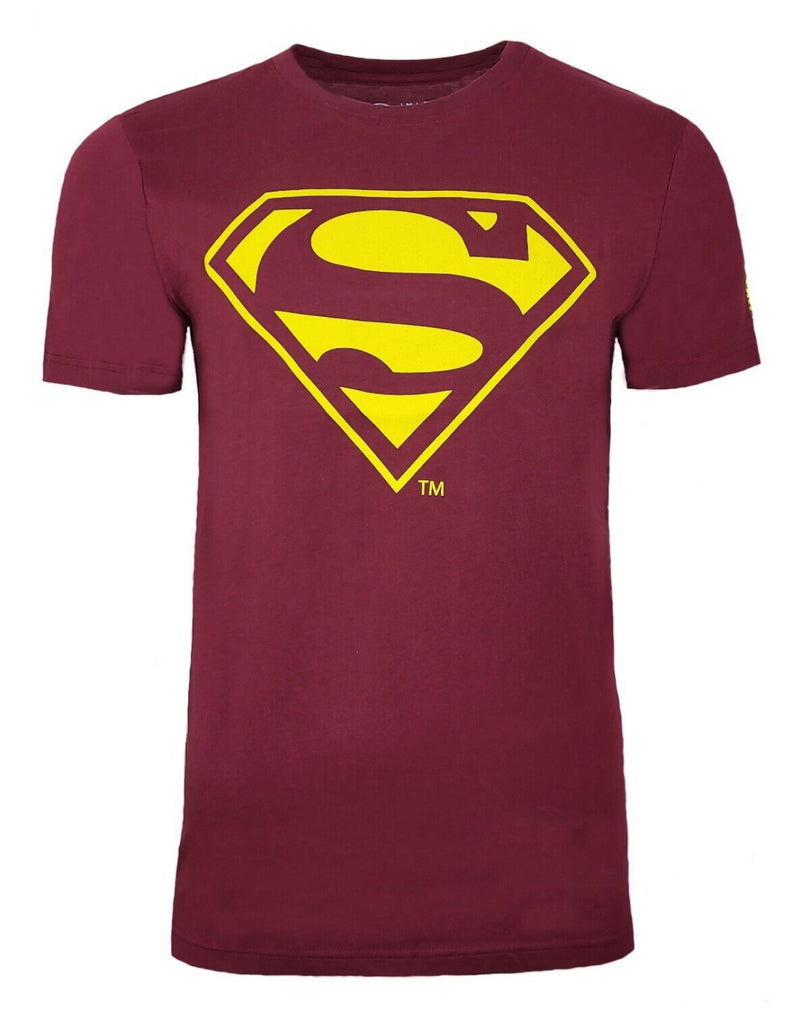 Aston Villa Football T-Shirt Men's Superman DC Comic Top