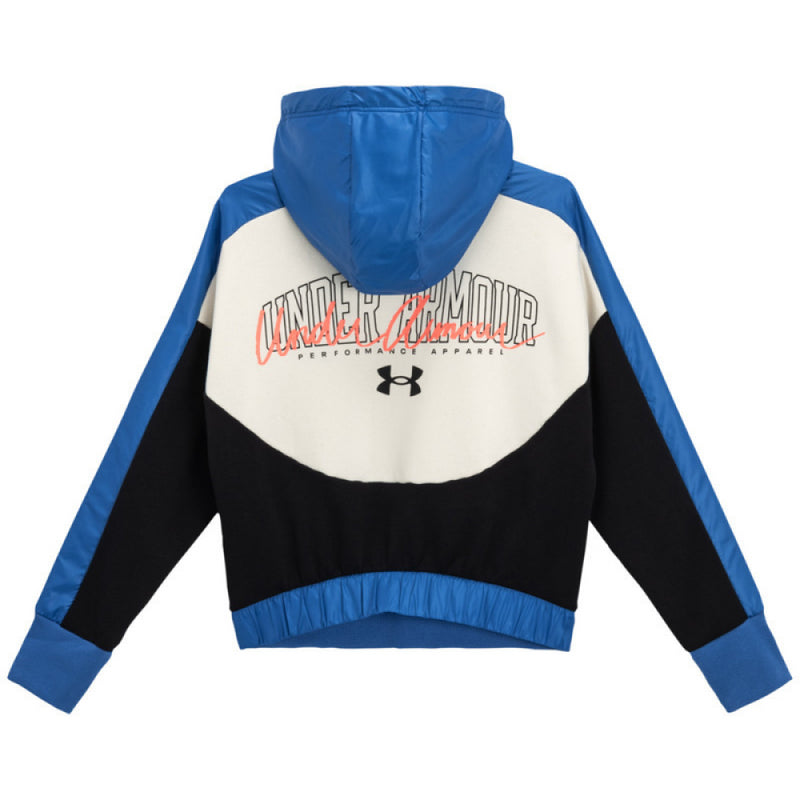 Under Armour Women's Hoodie White Rival Fleece Hoodie