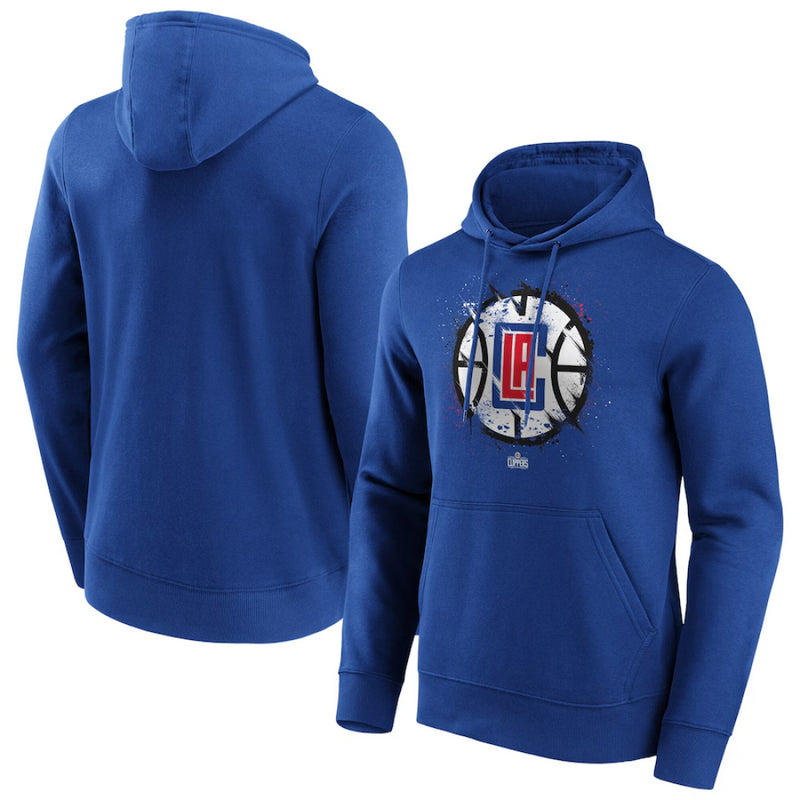 Los Angeles Clippers Hoodie NBA Men's Splatter Graphic Hoodie
