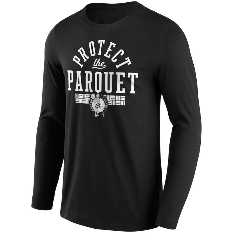 Boston Celtics NBA T-Shirt Men's Protect The Parquet LS Top