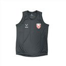 Gloucester Rugby Men's Singlet Oxen Black Training Vest Top