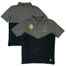 VR46 Men's MotoGP Polo Grey & Black Core Groove Polo Shirt