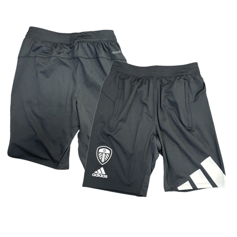 Leeds United Men's Shorts Football adidas Black Shorts